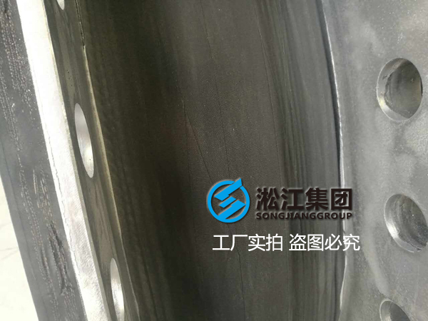 【案例】驗貨核電站配套DN1300翻邊橡膠接頭