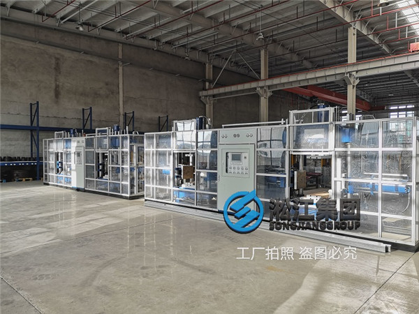 內(nèi)襯四氟帶法蘭橡膠膨脹節(jié)，DN80-2臺(tái) 和 DN150-20臺(tái)，碳鋼法蘭